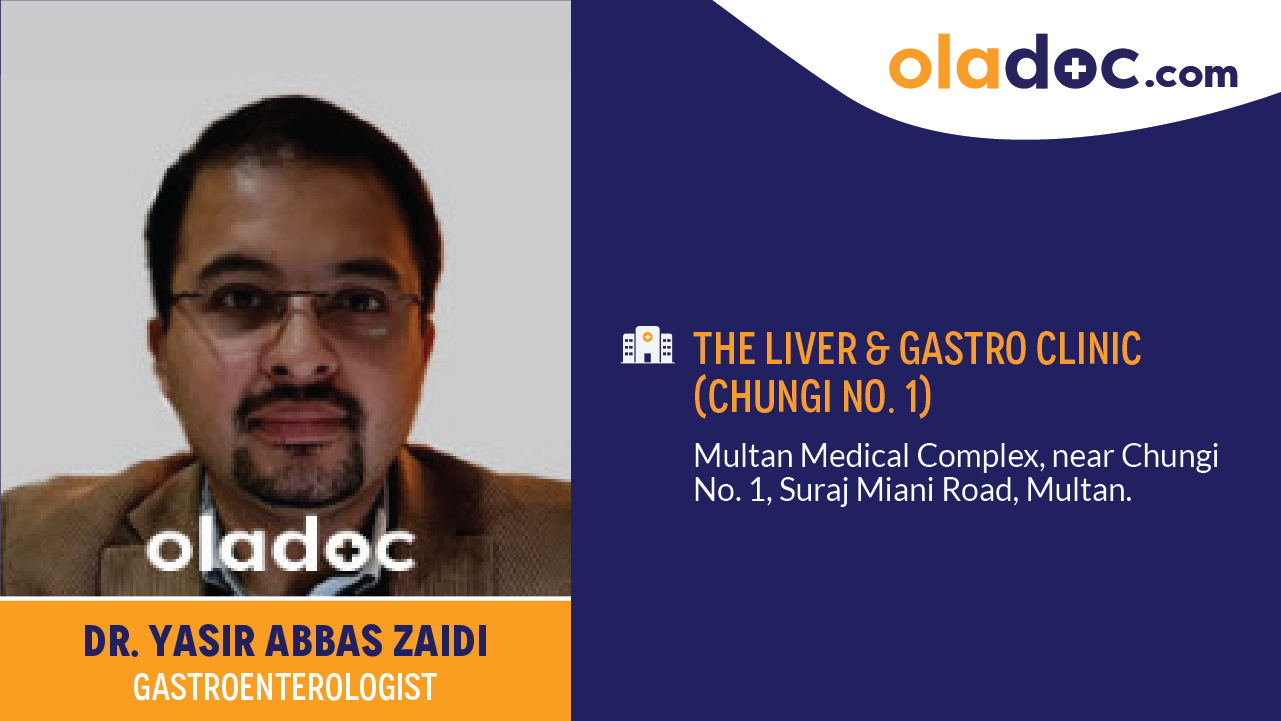 Practice locations of Dr. Yasir Abbas Zaidi